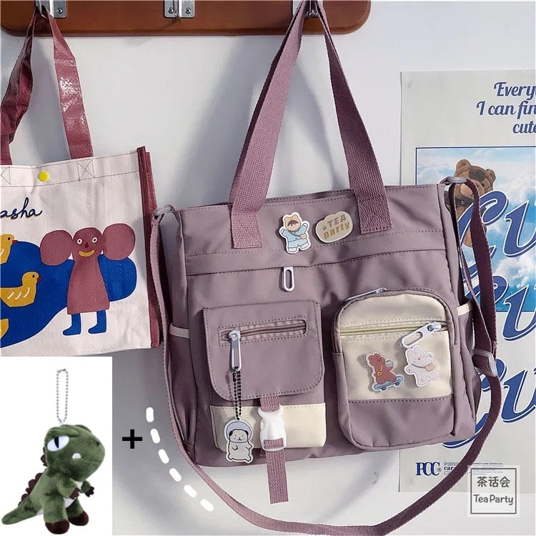 Waterproof Canvas Handbags - Orchid Unique
