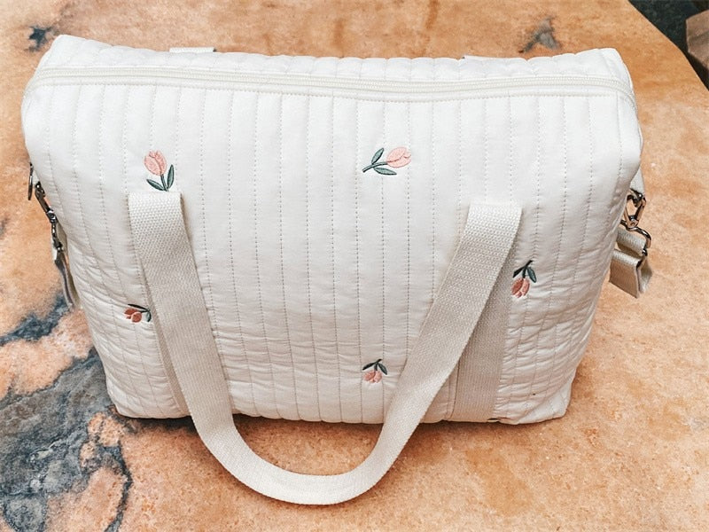 Cute Bear and Flower HandBag - Orchid Unique