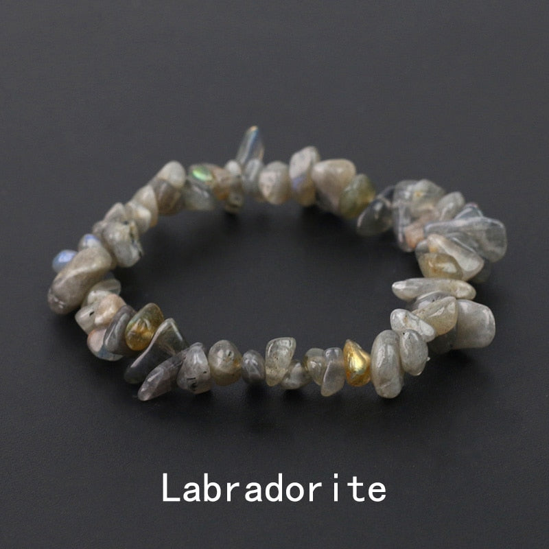 Irregular Energy Stone Bracelet - Orchid Unique