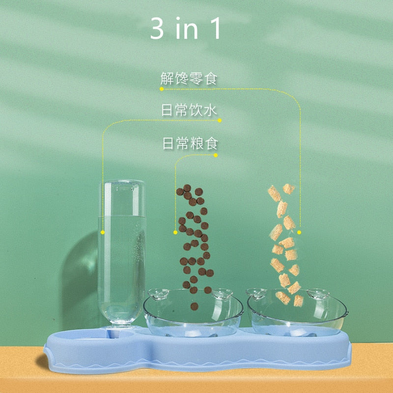Pet Bowl Automatic Feeder - Orchid Unique