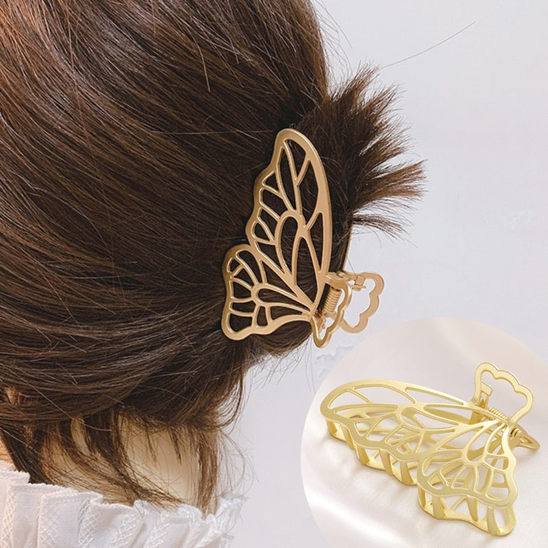 Pearl Hair Claw Set Clip - Orchid Unique