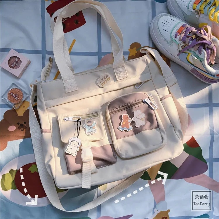 Waterproof Canvas Handbags - Orchid Unique