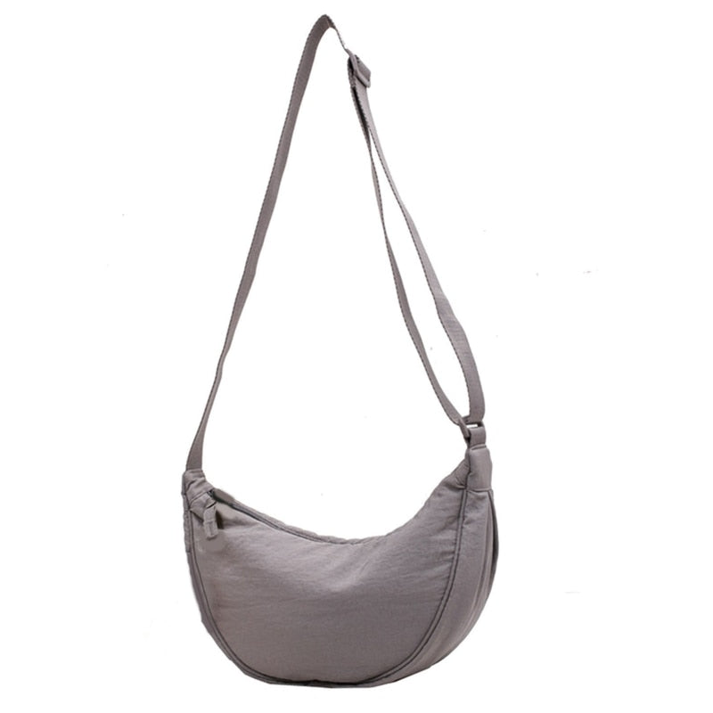 Women Half Moon Shape Crossbody Chest Bag - Orchid Unique
