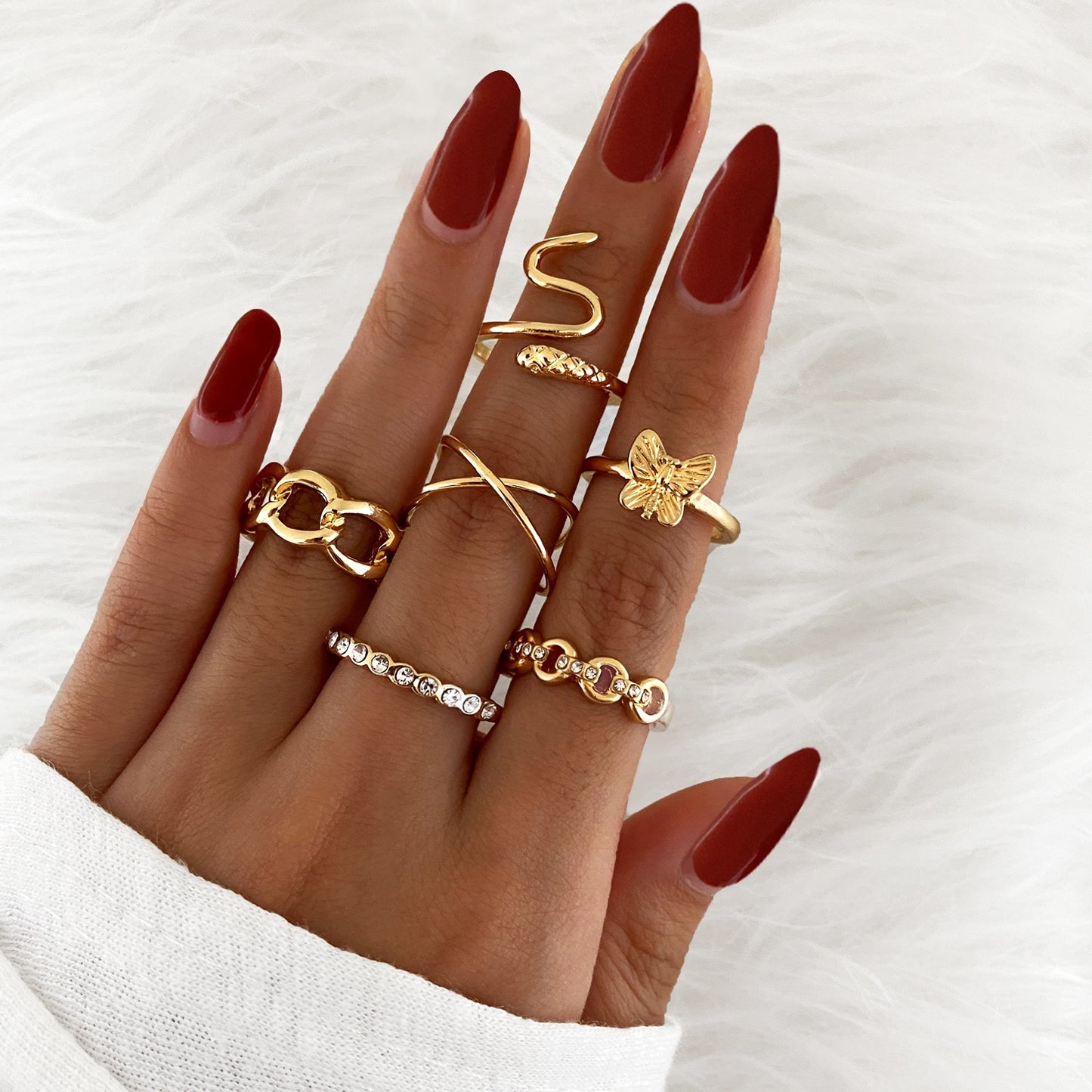 Bohemia Style Rings - Orchid Unique