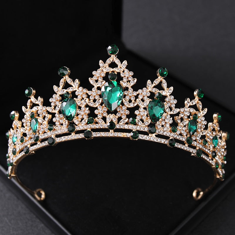 Hair Tiara Crystal Bridal Tiara Crown - Orchid Unique