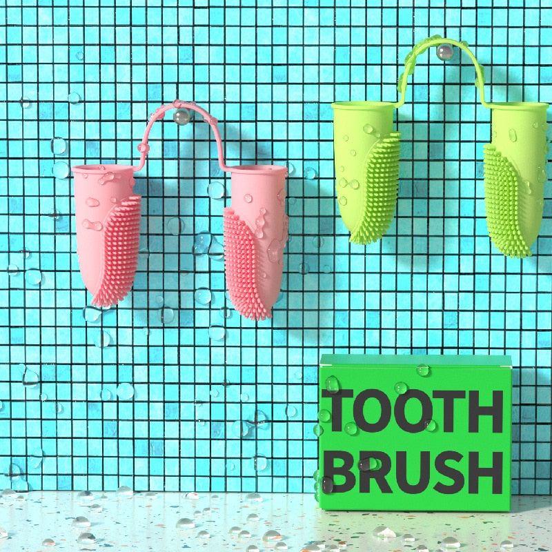 Finger toothbrush - Orchid Unique