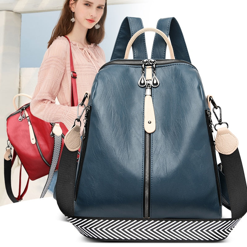 Backpack Soft Leather - Orchid Unique