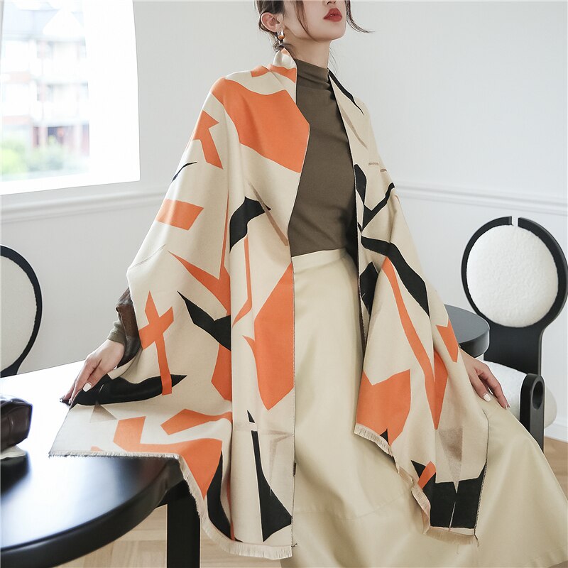 2023 Cashmere Winter Scarf for Women Luxury - Orchid Unique
