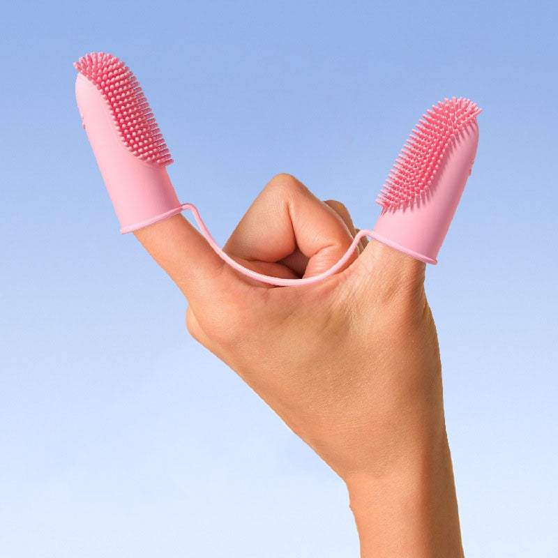 Finger toothbrush - Orchid Unique