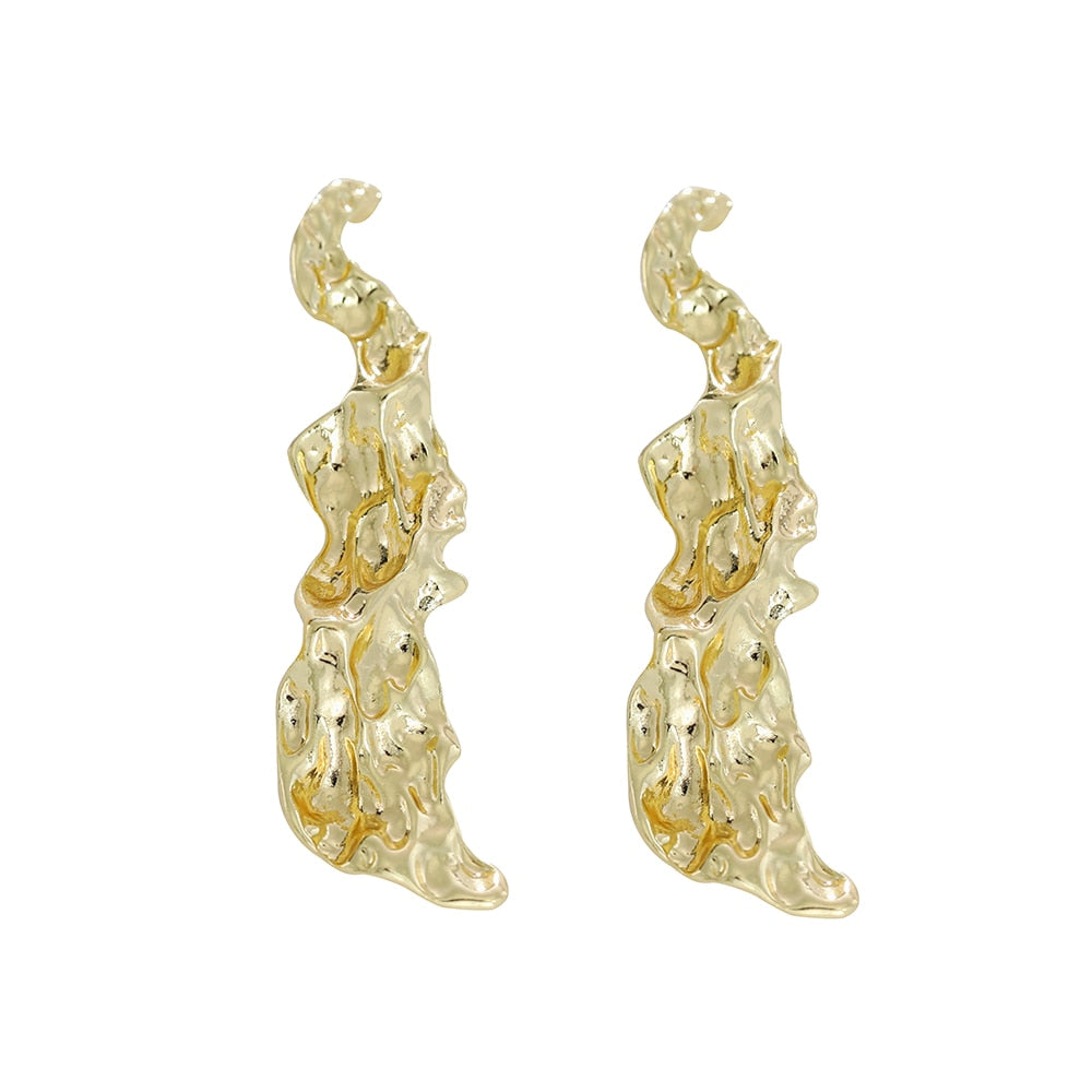 Trendy Attractive Big Earrings - Orchid Unique