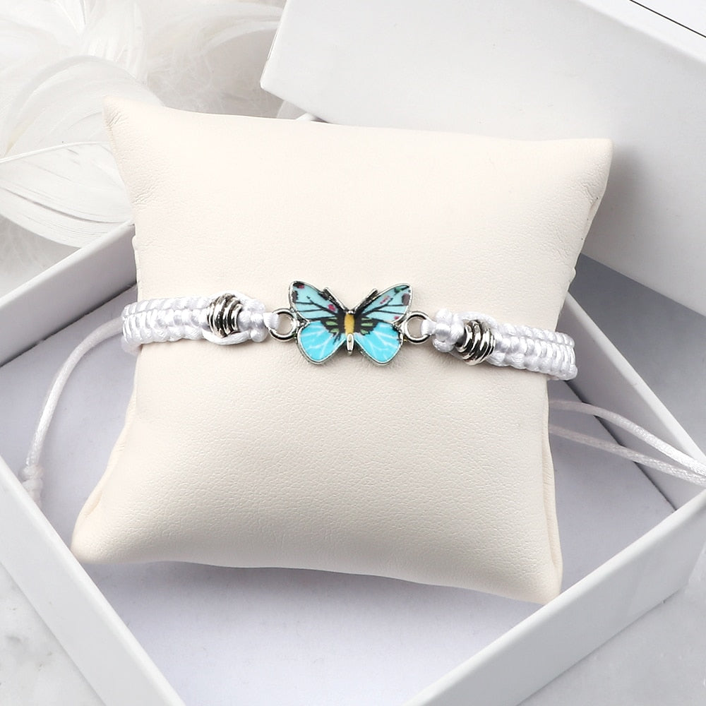 Handmade Braided String Bracelet - Orchid Unique