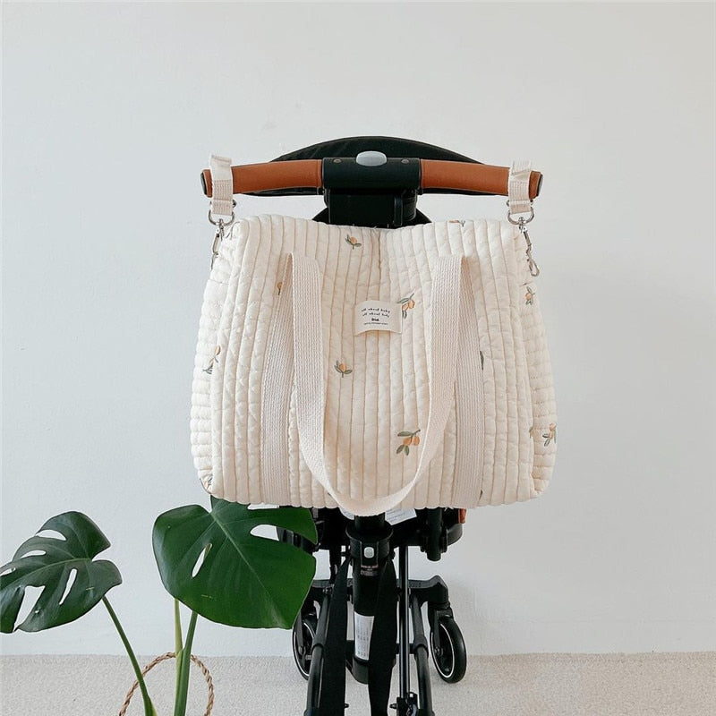 Newborn Baby Care Diaper and Storage Organizer Large Handbags - Orchid Unique