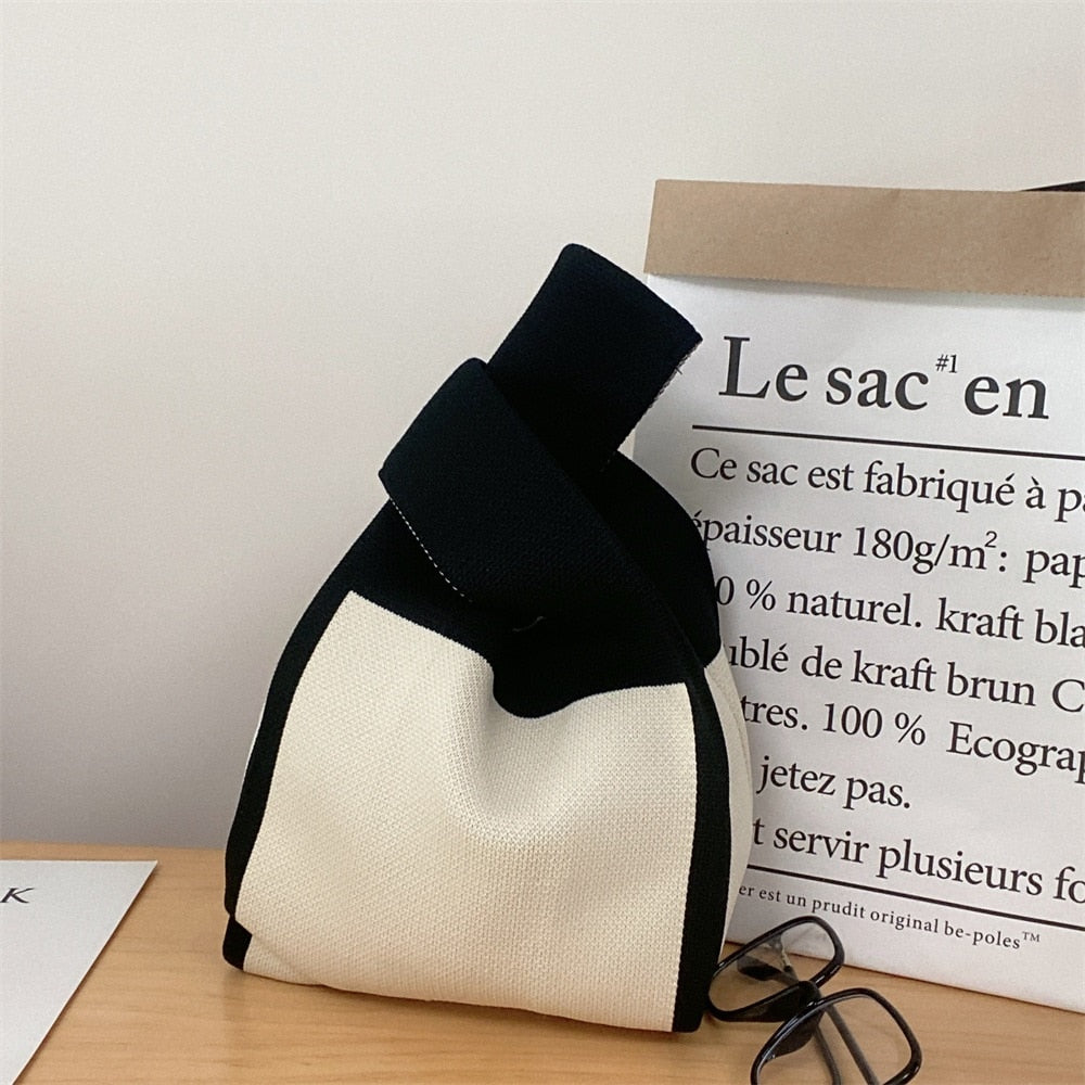 Handmade Knit Handbag for Women - Orchid Unique