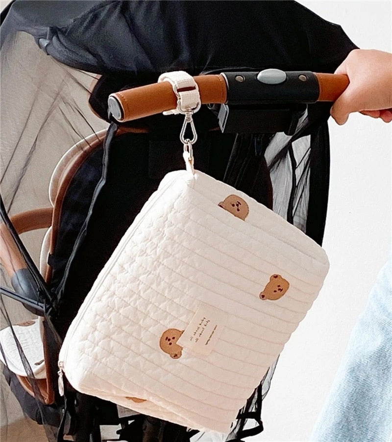 Newborn Baby Care Diaper and Storage Organizer Large Handbags - Orchid Unique