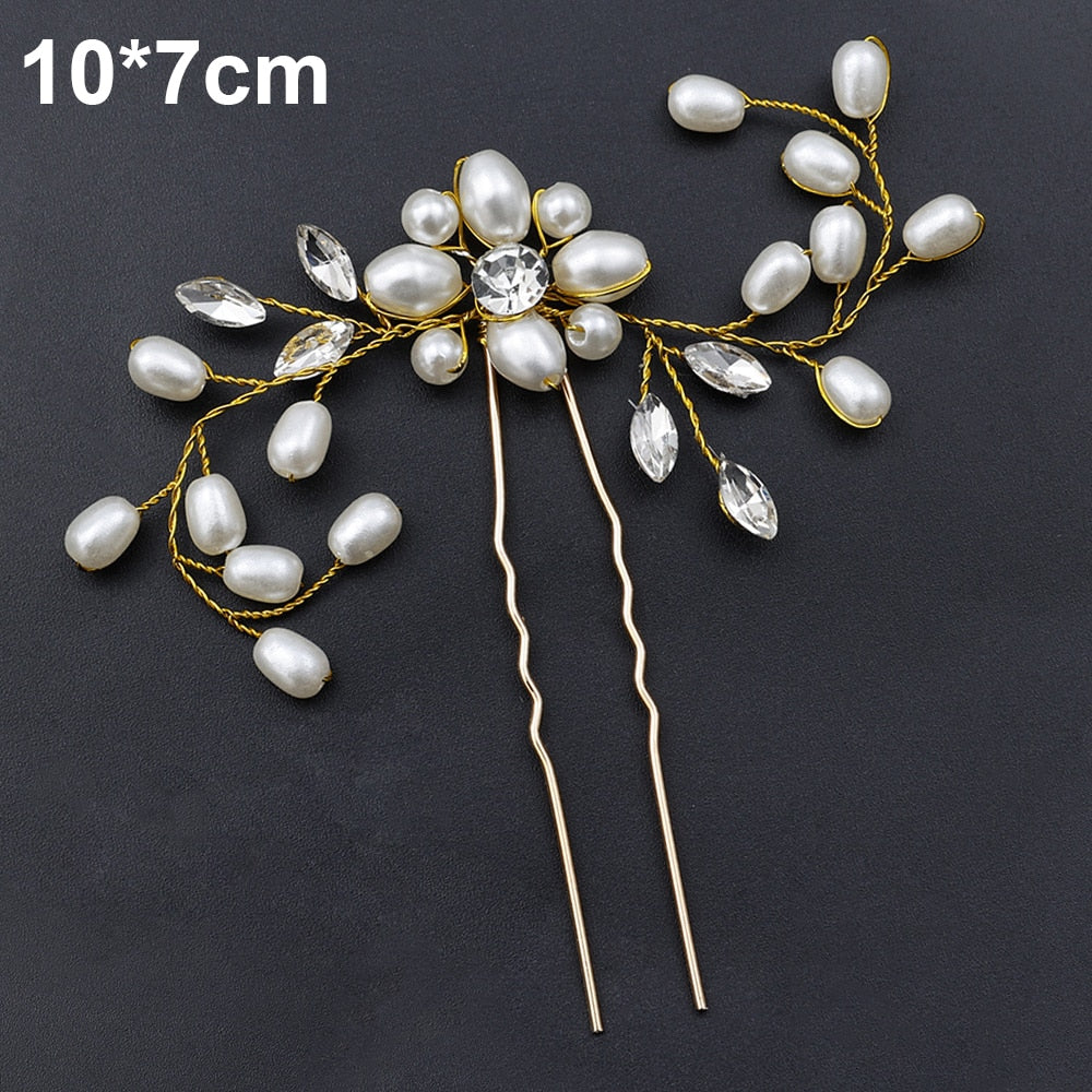 Elegant Crystal Wedding Hair Combs - Orchid Unique
