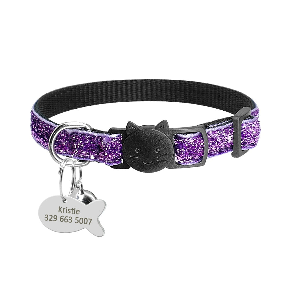 Quick Release Gorgeous Cat Collar - Orchid Unique