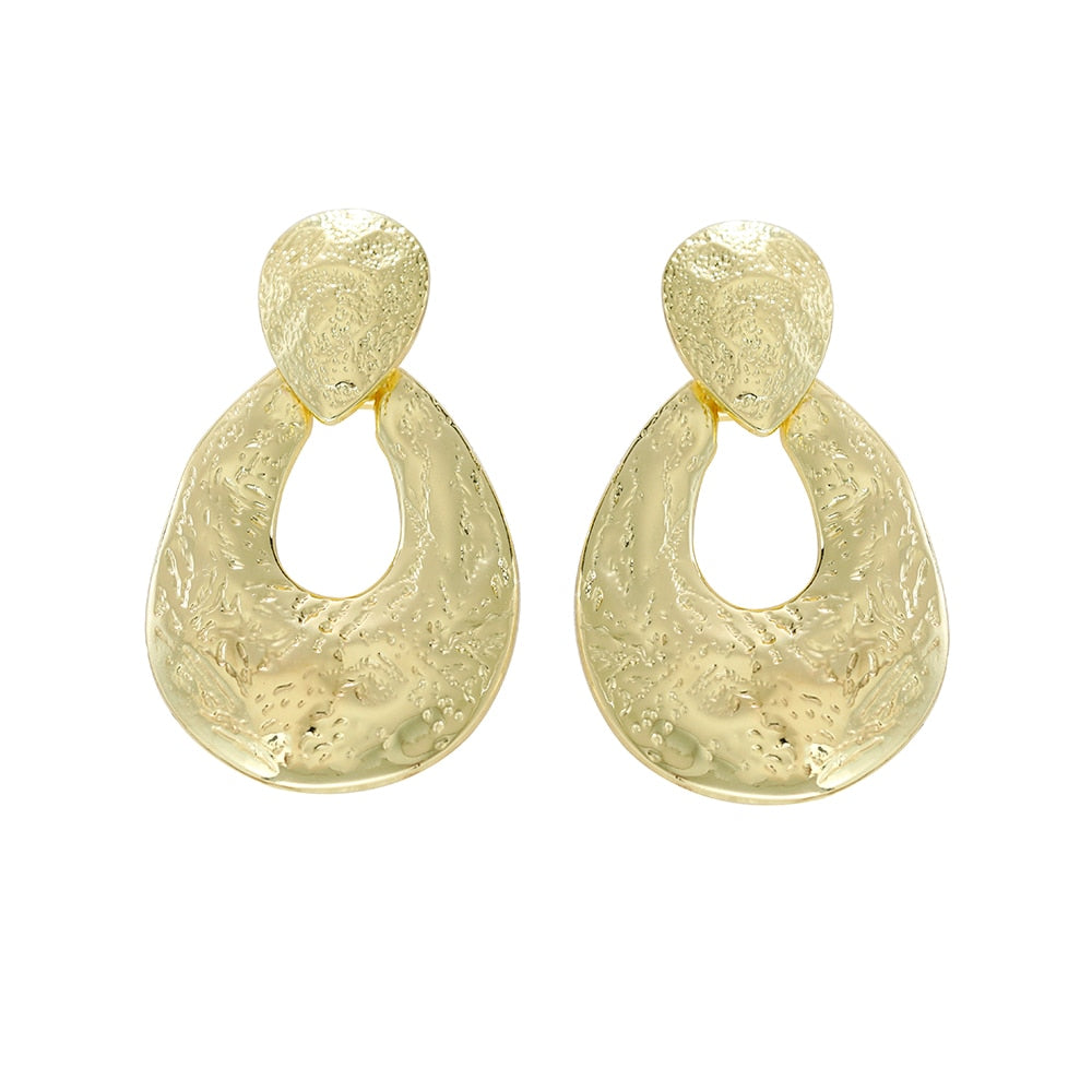 Trendy Attractive Big Earrings - Orchid Unique