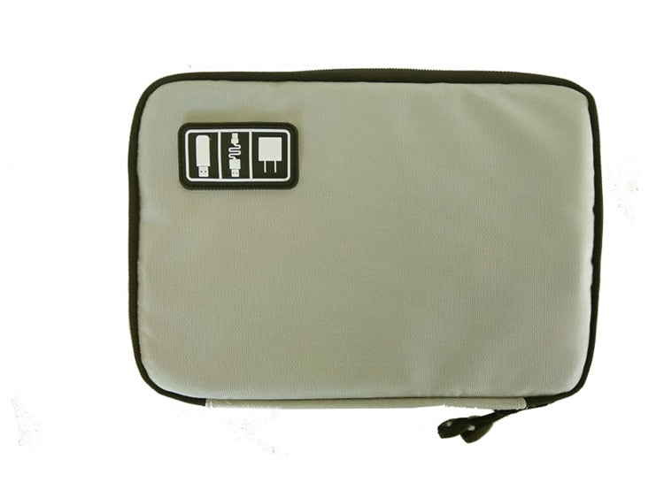 Travel Portable Digital USB Cable Bag - Orchid Unique