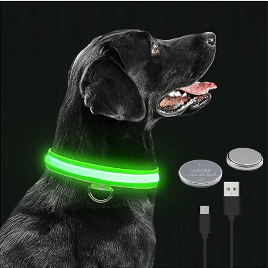 LED adjustable collar safely - Orchid Unique