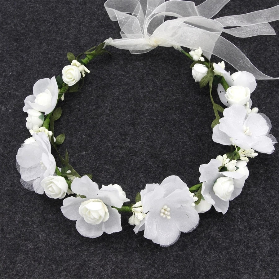 Spring Bohemian Pearl Crowns - Orchid Unique