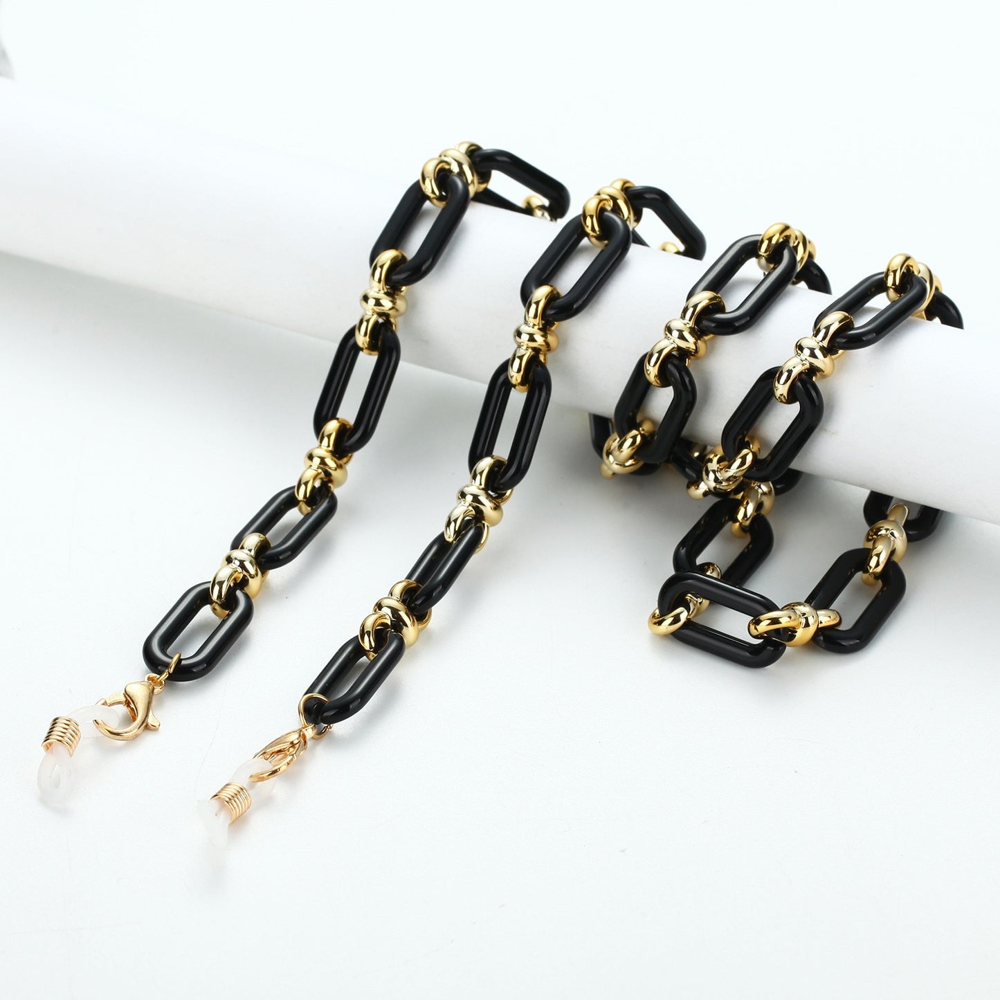 Acrylic Button Glasses Chain - Orchid Unique