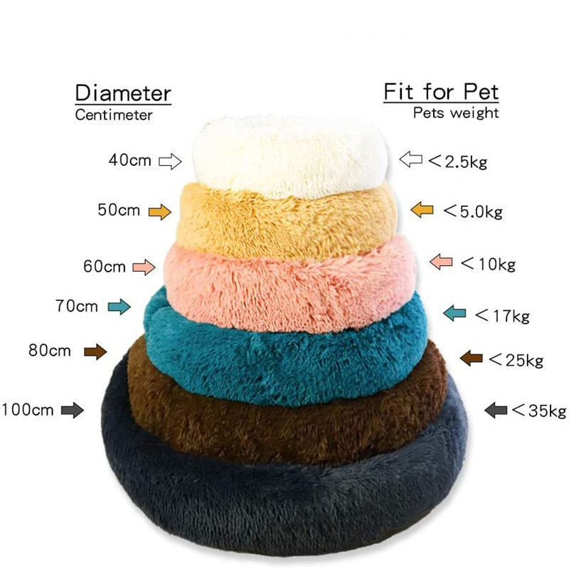 Pet Bed Comfortable Donut Cuddler - Orchid Unique