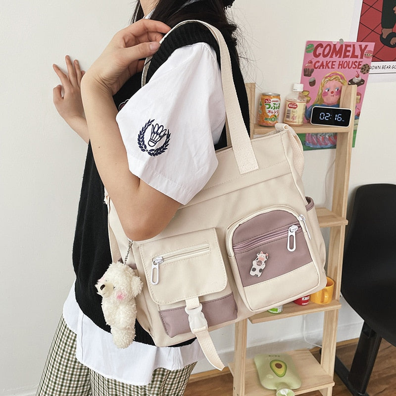 Waterproof Canvas Handbags - Orchid Unique