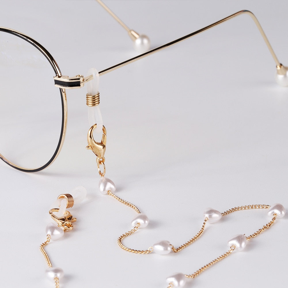 Boho Pearl Glasses Chain - Orchid Unique