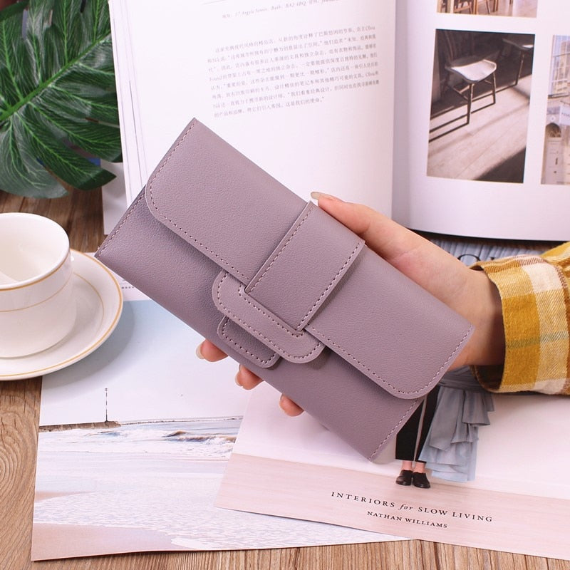 Long Hasp Fold-over Wallet - Orchid Unique