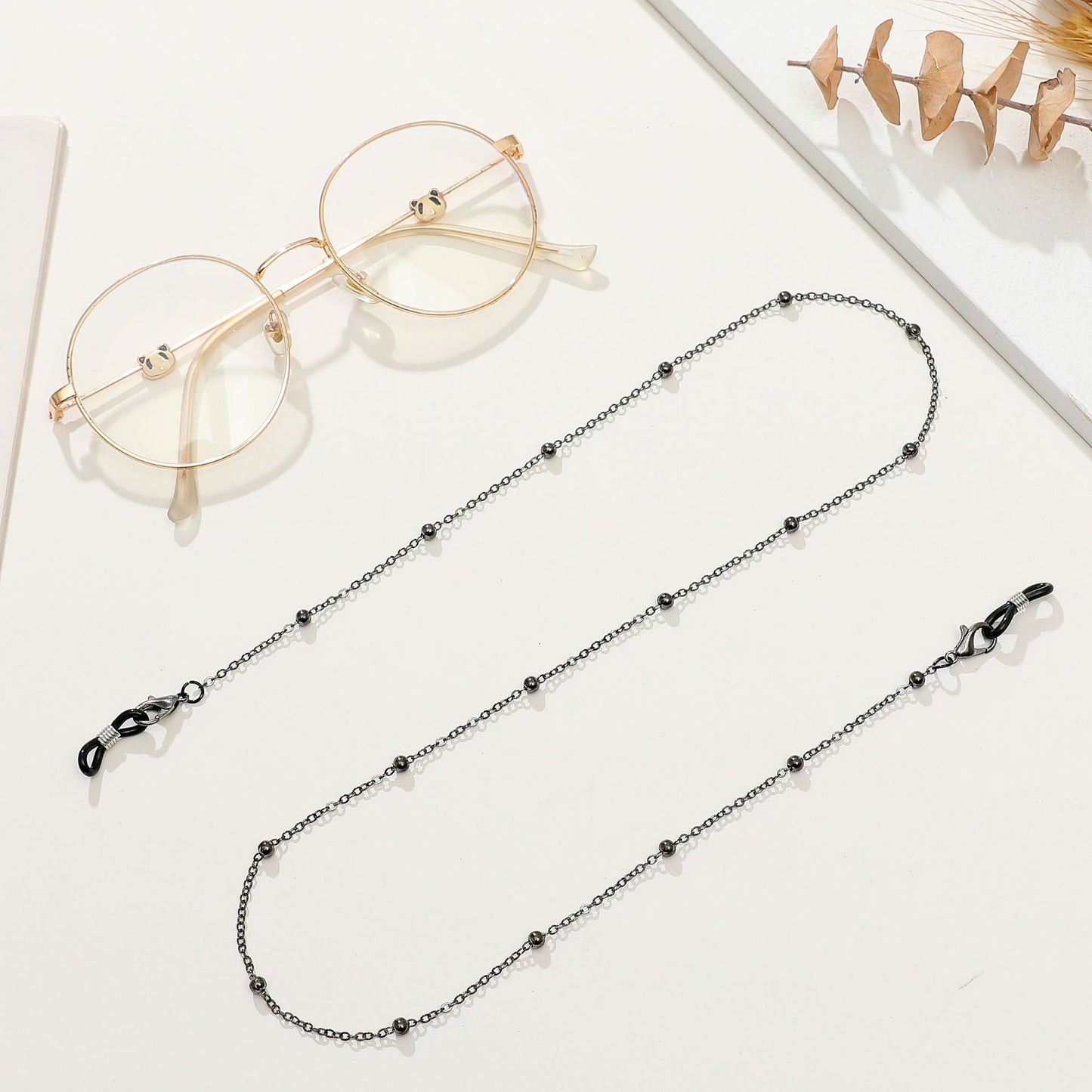 Pearl Glasses Chain - Orchid Unique