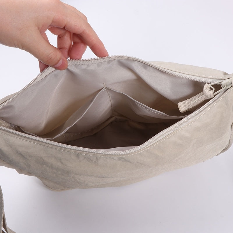 Women Half Moon Shape Crossbody Chest Bag - Orchid Unique