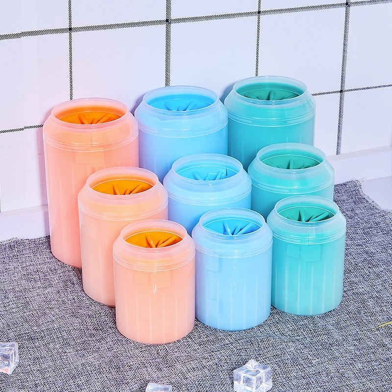 Dog Paw Cleaner Cup - Orchid Unique