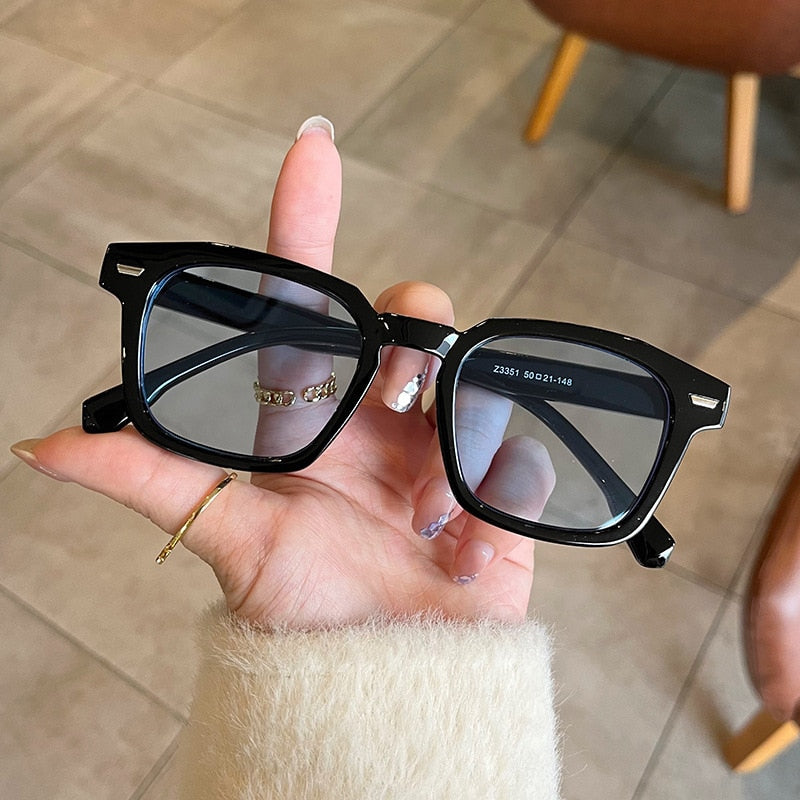 OIMG New Unisex Rectangle Vintage Sunglasses 2022 Fashion Design Retro Sun Glasses Female Lady Eyeglass Cat Eye Casual Goggles - Orchid Unique