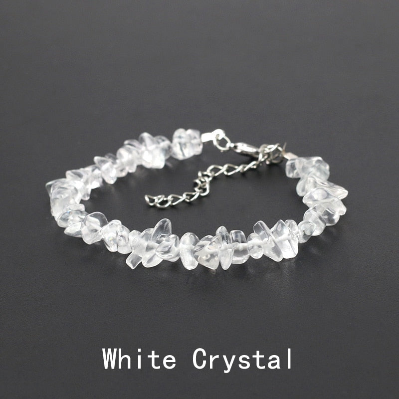Irregular Energy Stone Bracelet - Orchid Unique