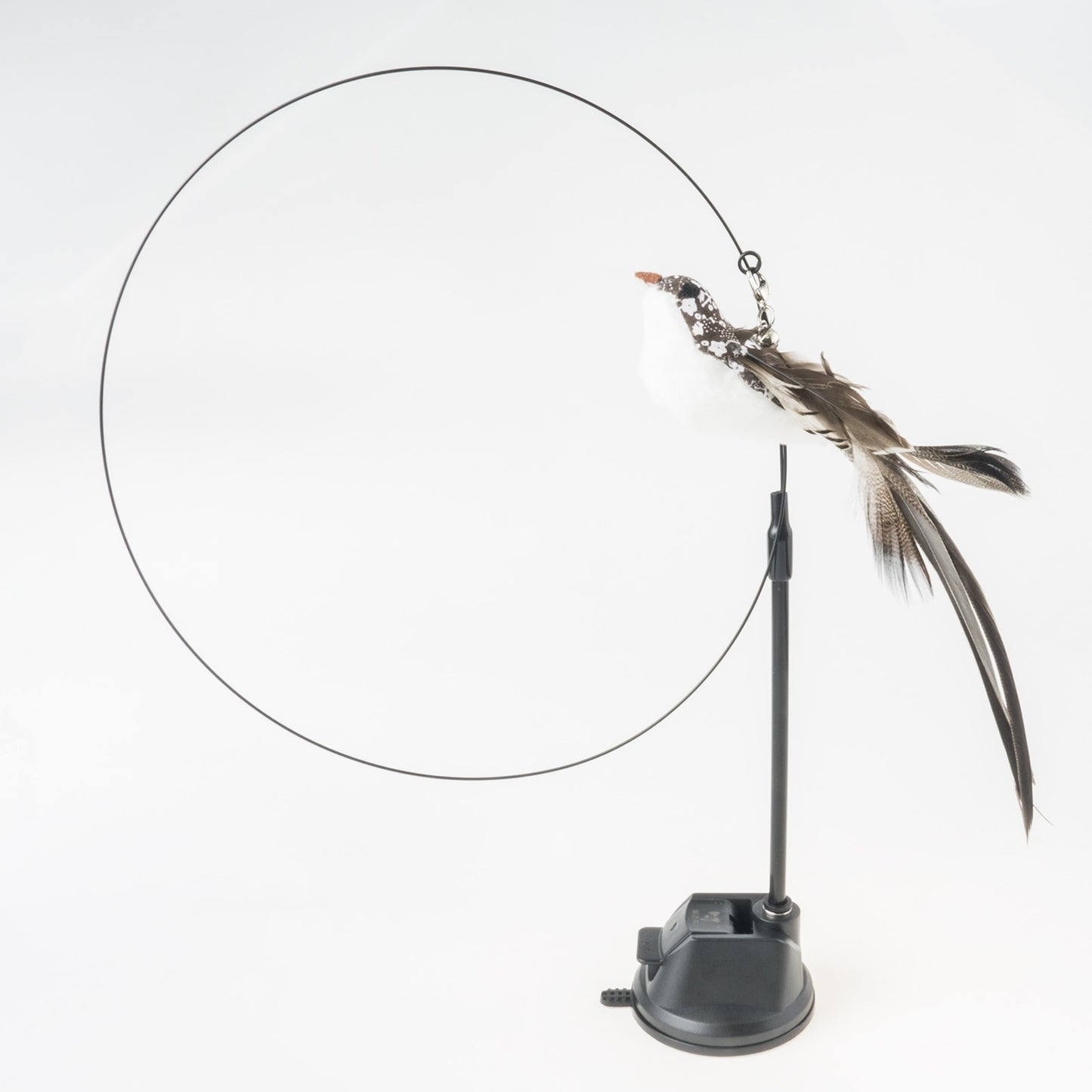 Handsfree Bird/Feather Cat Wand - Orchid Unique