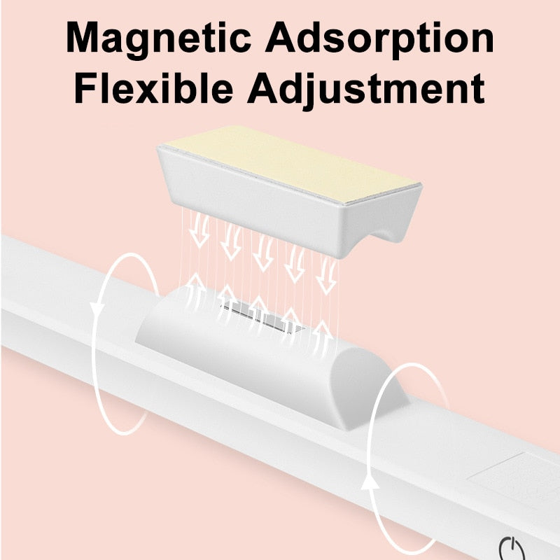 No Drilling / Magnetic Dimming Cabinet Closet Wardrobe Night Light - Orchid Unique