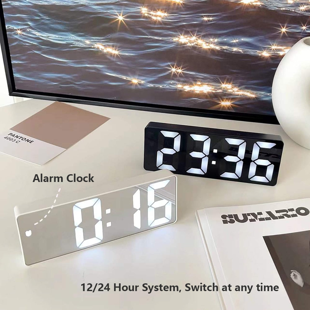 LED Bedside Smart Digital Alarm Clock - Orchid Unique