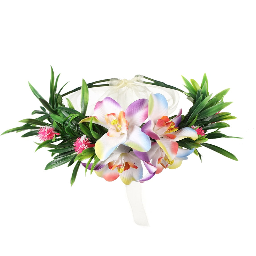 Molans Spring Bohemian Flower Crowns - Orchid Unique