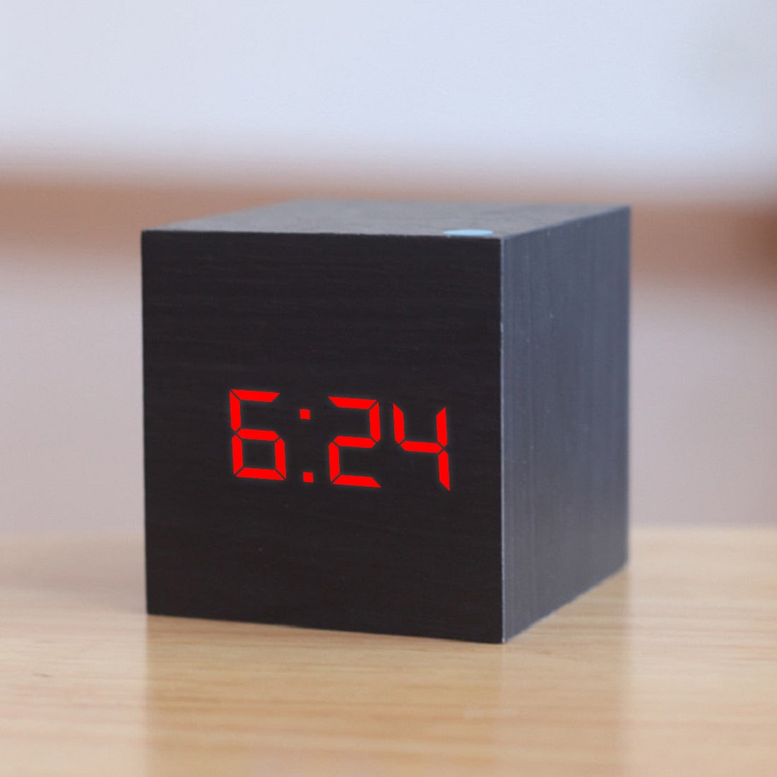 Qualified Digital Wooden LED Alarm Clock - Orchid Unique