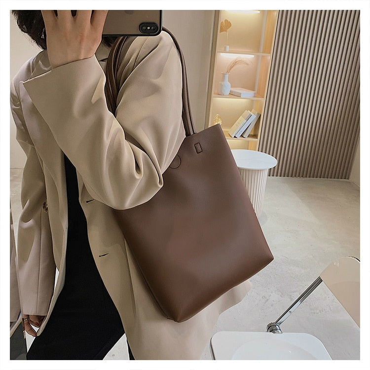 Soft Leather and Casual Women Shoulder Bag - Orchid Unique