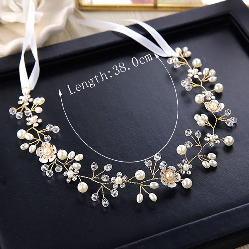 Pearl Crystal Wedding Hair Combs - Orchid Unique