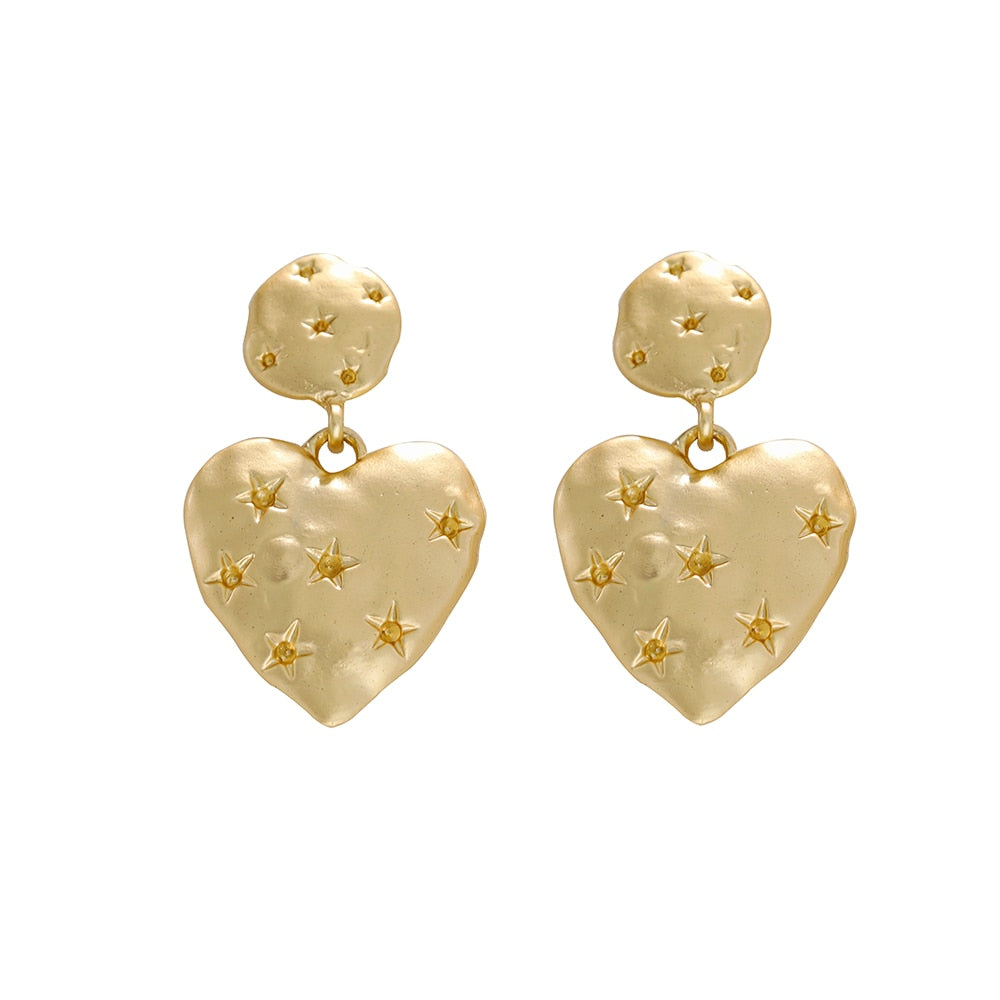 Trendy Attractive Big Earrings - Orchid Unique