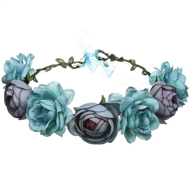 Spring Bohemian Pearl Crowns - Orchid Unique