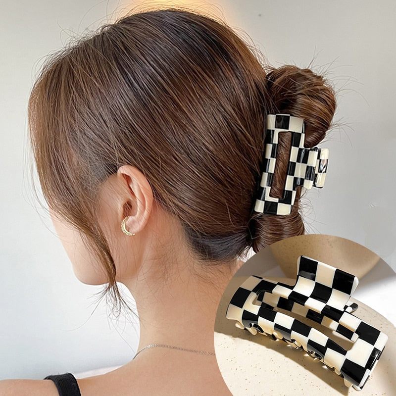 Pearl Hair Claw Set Clip - Orchid Unique