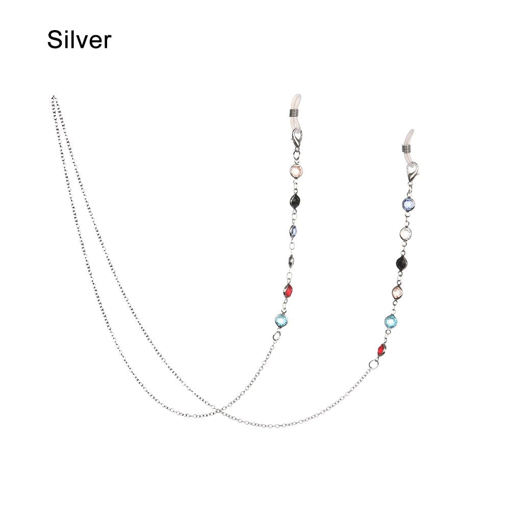 Crystal Beaded Glasses Chains - Orchid Unique