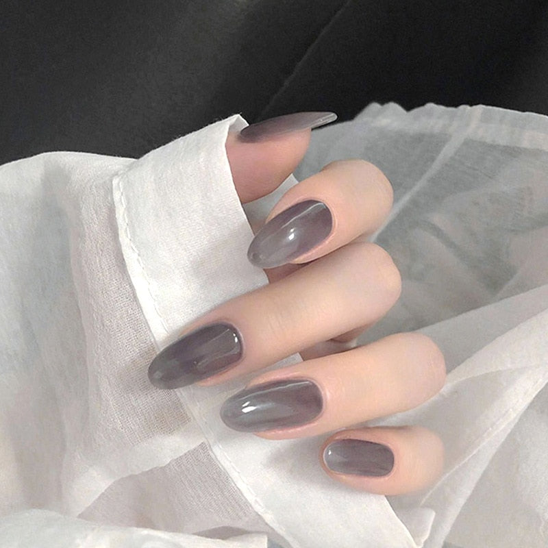Charming Detachable Finished Fingernails - Orchid Unique