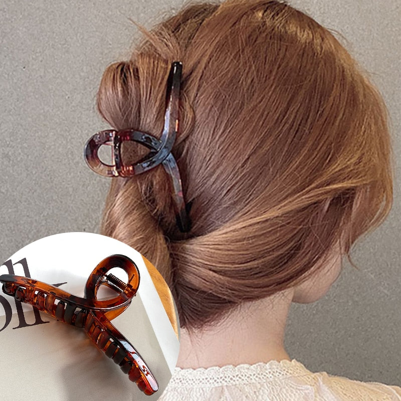 Pearl Hair Claw Set Clip - Orchid Unique