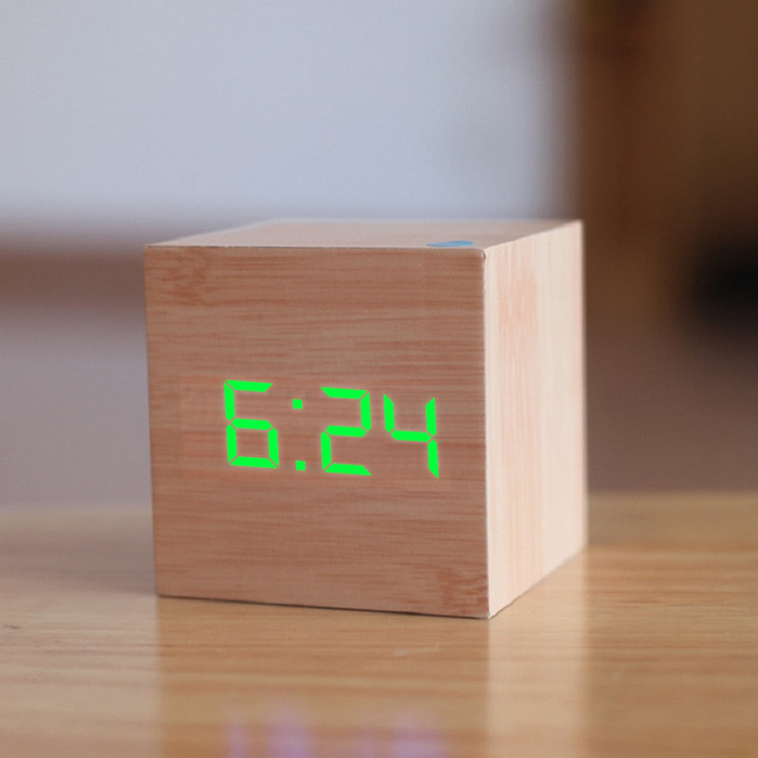Qualified Digital Wooden LED Alarm Clock - Orchid Unique