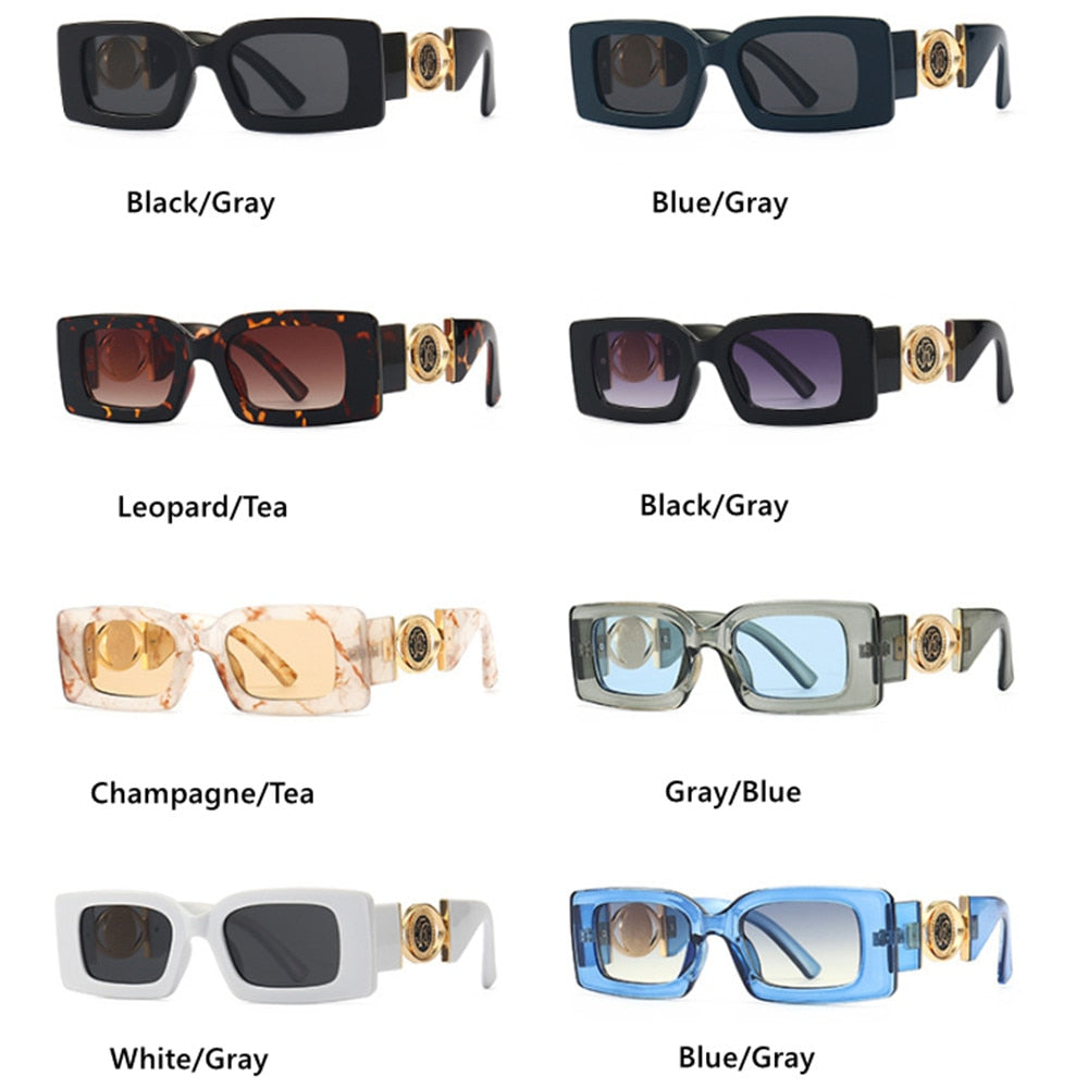 New Retro Square Sunglasses - Orchid Unique