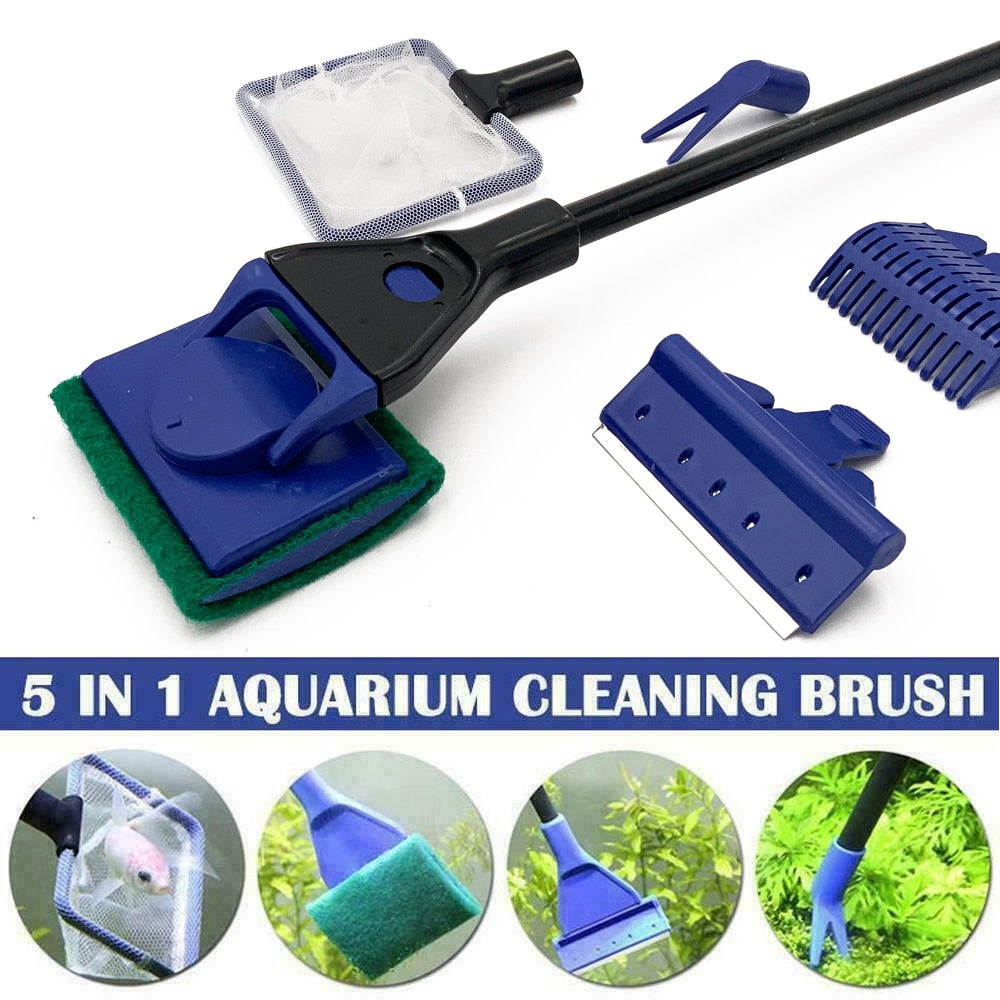 Aquarium Cleaning Tool Set - Orchid Unique